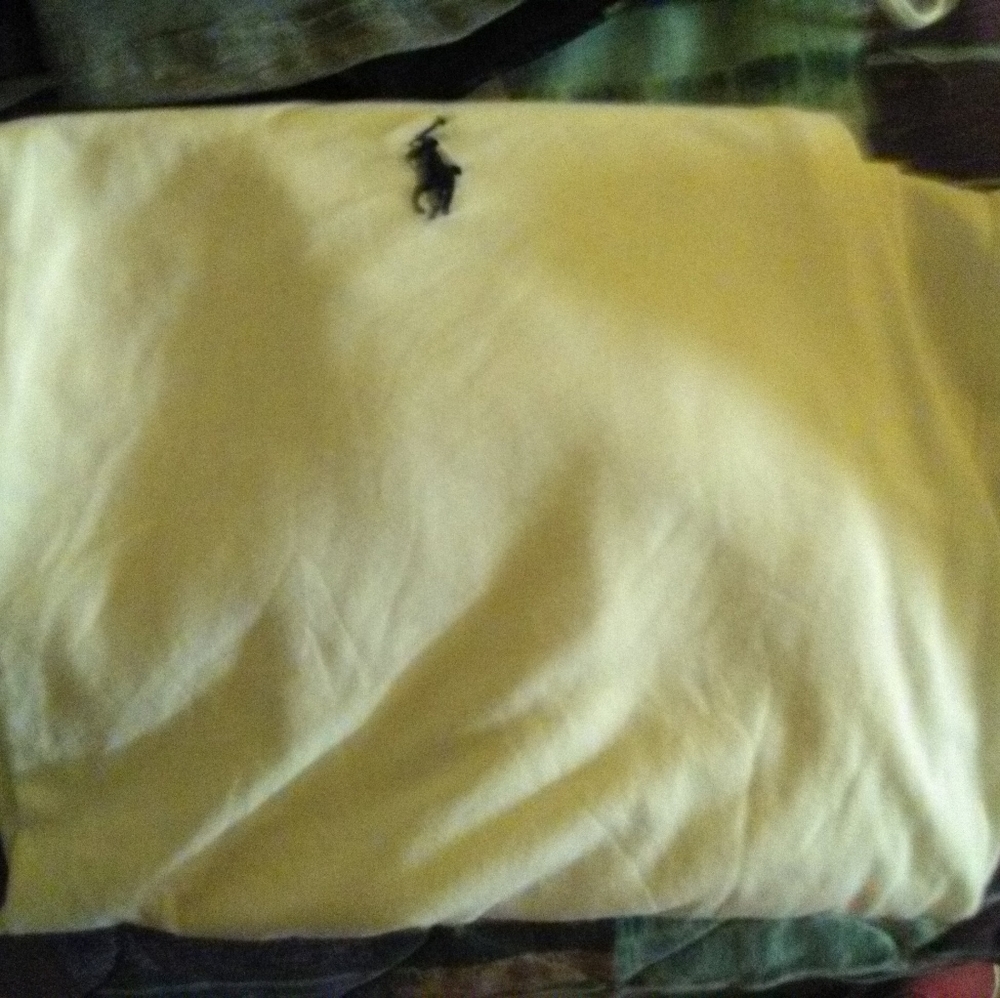Polo Ralph lauren white longsleeve mens xl